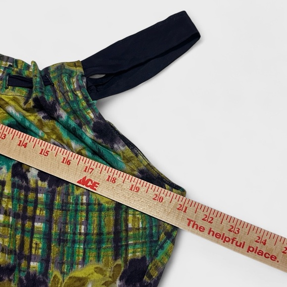 Anthropologie Deletta Tunic Top Women’s Medium Multicolor Floral Silk Straps - Picture 8 of 11